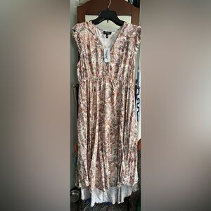 NWT Jessica Simpson Floral Sleeveless Dress Sz L